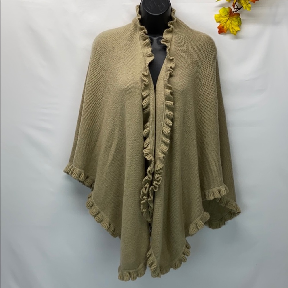 Baby alpaca vest color beige
